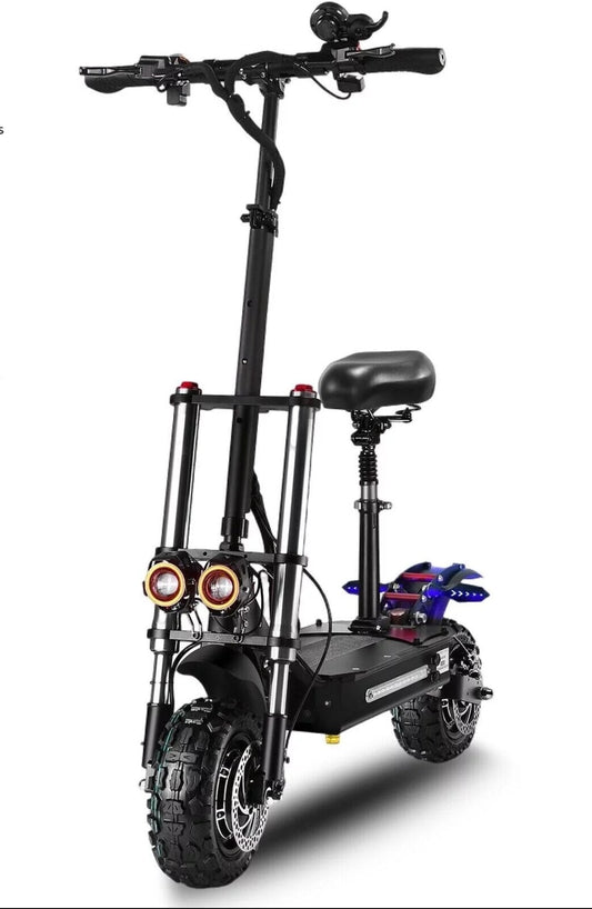 Folding Dual Motor 6000W Adult commute Electric Scooter